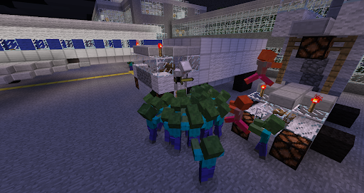 Zombi Kıyameti Minecraft PE ekran görüntüsü