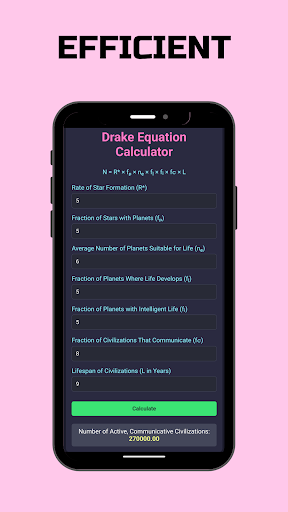 Drakes Equation ekran görüntüsü
