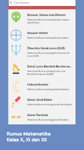 Rumus Fisika Offline ekran görüntüsü
