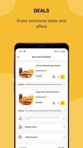 Hardee's Qatar - Food Delivery ekran görüntüsü