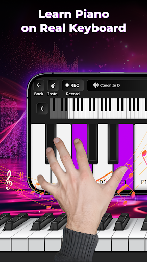 Learn Piano: Real Keyboard App ekran görüntüsü