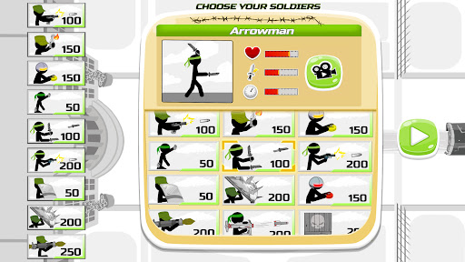 Stickman Army : The Defenders ekran görüntüsü