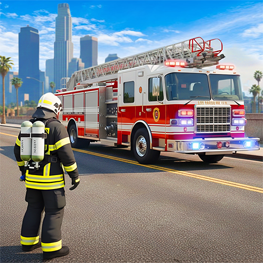 US Fire Truck Rescue Games 3d