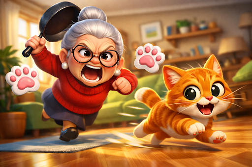 Cat vs Granny: Cat Simulator ekran görüntüsü