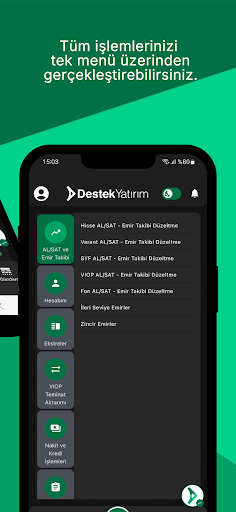 Destek Yatırım Mobil ekran görüntüsü