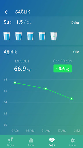 Adım Sayar - Pedometre ,Mstep ekran görüntüsü