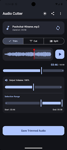 Audio Cutter: Trim, Cut, Split ekran görüntüsü