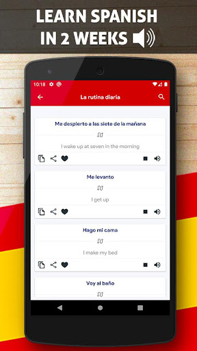 Learn Spanish Offline ekran görüntüsü