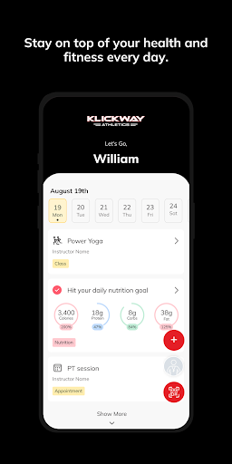 KlickWay Athletics ekran görüntüsü