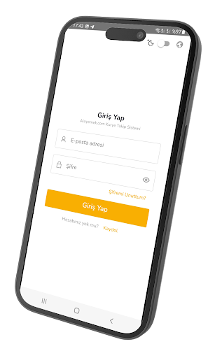 Kurye Uygulaması Aloyemek.com ekran görüntüsü