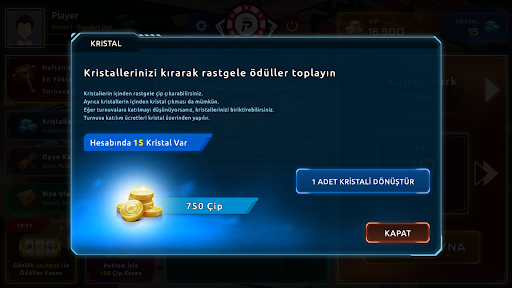 Türk Pokeri ekran görüntüsü