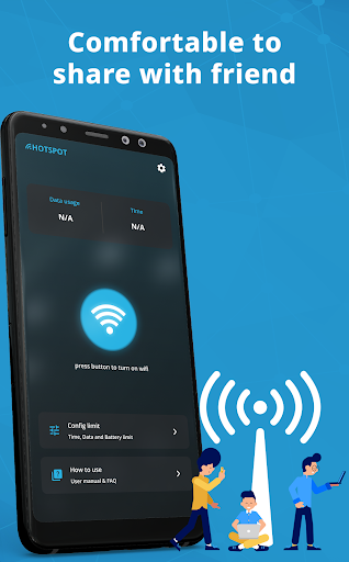 WiFi Hotspot, Personal hotspot ekran görüntüsü