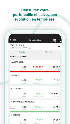 Bourse BNP Paribas ekran görüntüsü