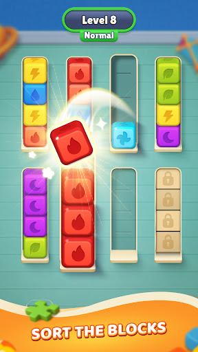 Block Sort: Color Match Puzzle ekran görüntüsü