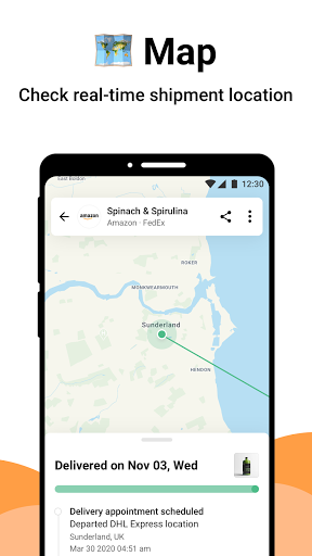 AfterShip Package Tracker ekran görüntüsü