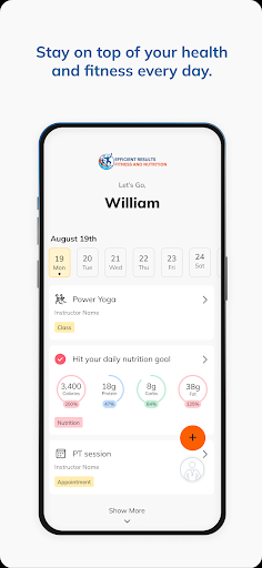 Efficient Results Fitness ekran görüntüsü