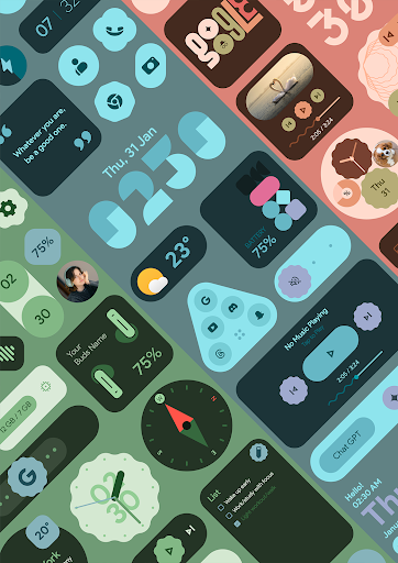 Material You Widgets ekran görüntüsü