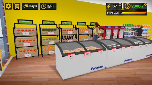 Supermarket 3D Simulation Game ekran görüntüsü
