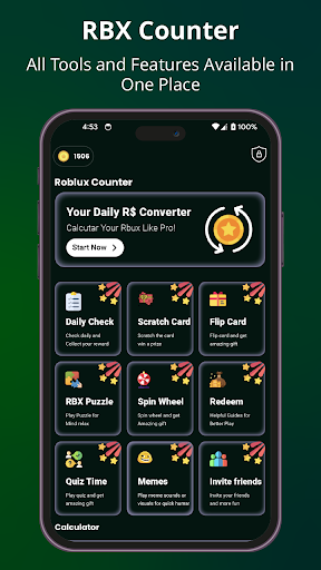 RBX Calc Robox Counter ekran görüntüsü