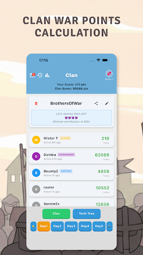 Clan War Calculator ekran görüntüsü