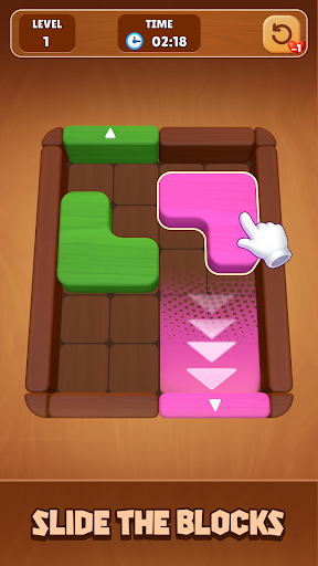 Wood Escape: Color Block ekran görüntüsü