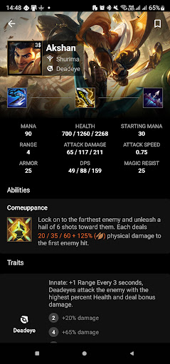 Builds for TFT - LoLChess ekran görüntüsü