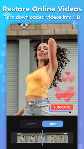 AI Video Enhancer - HiQuality ekran görüntüsü