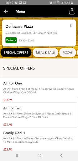 Dellacasa Pizza Burger Kebab ekran görüntüsü
