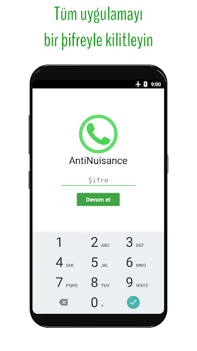 Numara ve SMS mesaj engelleme ekran görüntüsü