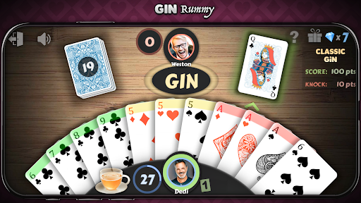 Gin Rummy - Offline ekran görüntüsü
