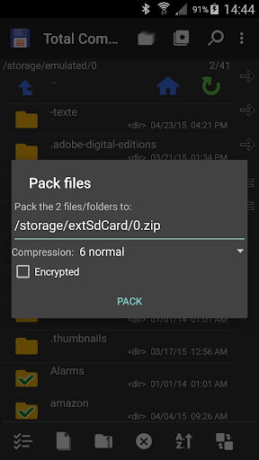 Total Commander - file manager ekran görüntüsü