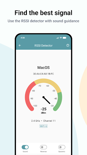 WiFi Analyzer ekran görüntüsü