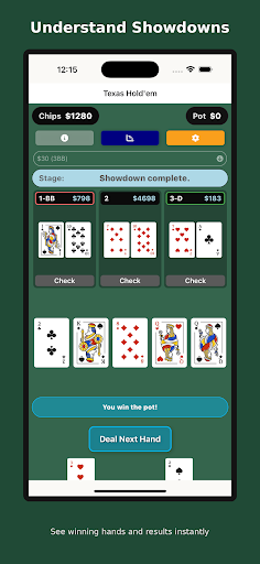 Texas Hold'em Trainer ekran görüntüsü