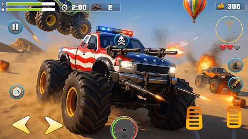 Monster Truck: Battle Game ekran görüntüsü
