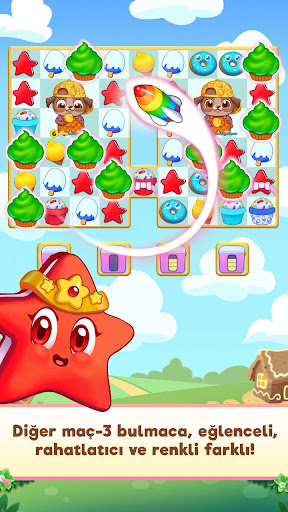 Candy Riddles: üst üste üç ekran görüntüsü