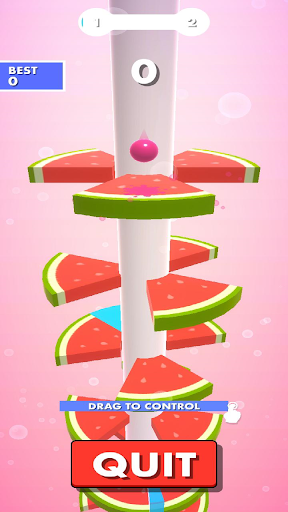 Helix Fruit Falls games ekran görüntüsü