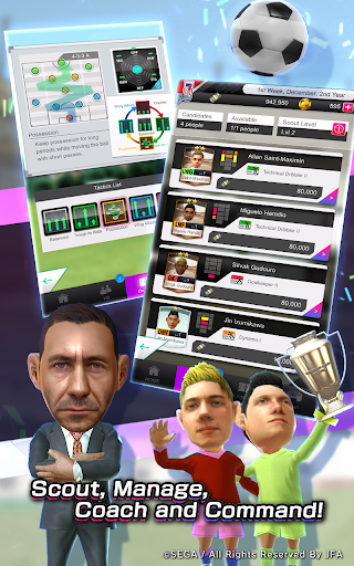 SEGA Pocket Club Manager ekran görüntüsü