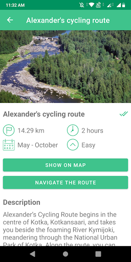 CycleAdvisor ekran görüntüsü