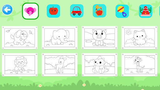 Toddler Coloring Book for kids ekran görüntüsü
