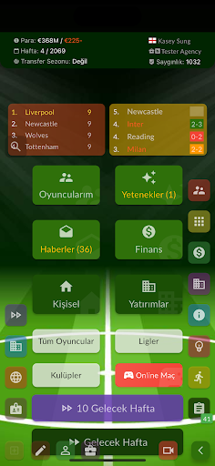 Futbol Menajeri ekran görüntüsü