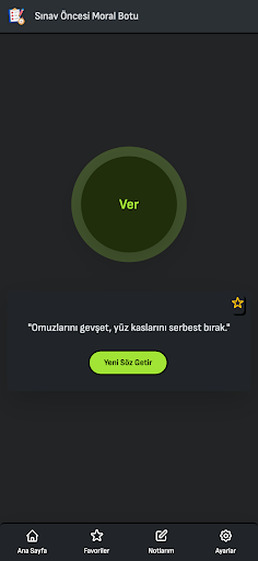 Sınav Öncesi Moral Botu ekran görüntüsü