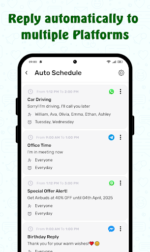 Message Scheduler for Business ekran görüntüsü