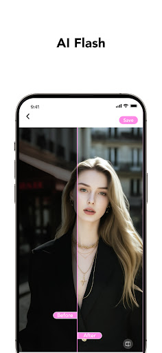 GlowCam: Selfie Light + AI ekran görüntüsü