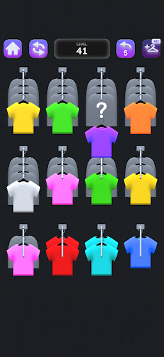 Clothes Sort Puzzle ekran görüntüsü