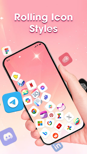 Rolling Icon 3D: Icon Changer ekran görüntüsü
