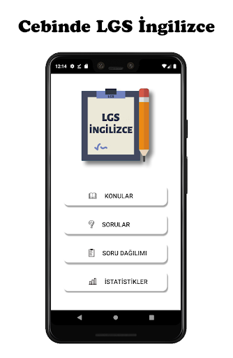 LGS İngilizce ekran görüntüsü