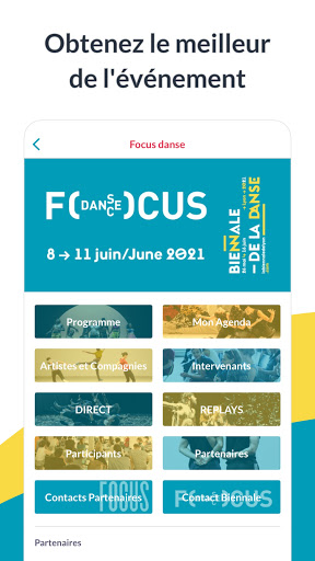 Focus danse - Biennale de Lyon ekran görüntüsü