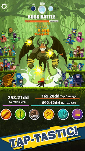 Tap Titans ekran görüntüsü