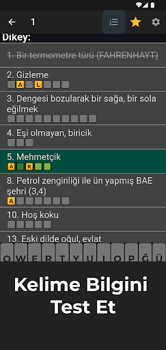 Çapraz Bulmacalar ekran görüntüsü