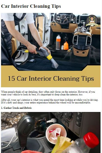 How to Clean a Car Interior ekran görüntüsü